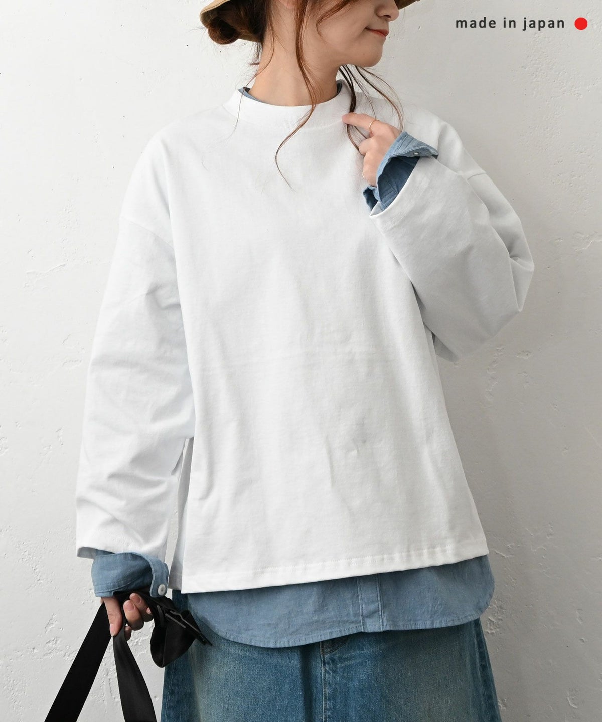  her.｜9分袖プリントTシャツ [[MTAH59-001]][C]