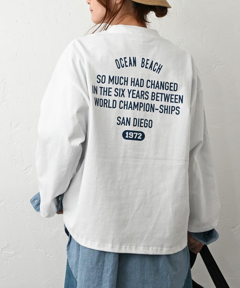  her.｜9分袖プリントTシャツ [[MTAH59-001]][C]