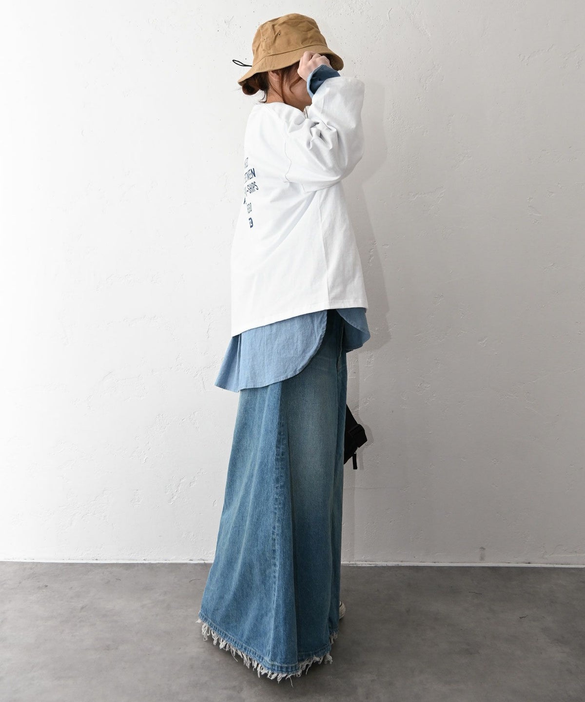  her.｜9分袖プリントTシャツ [[MTAH59-001]][C]