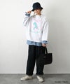 her.｜9分袖プリントTシャツ [[MTAH59-002]][C]