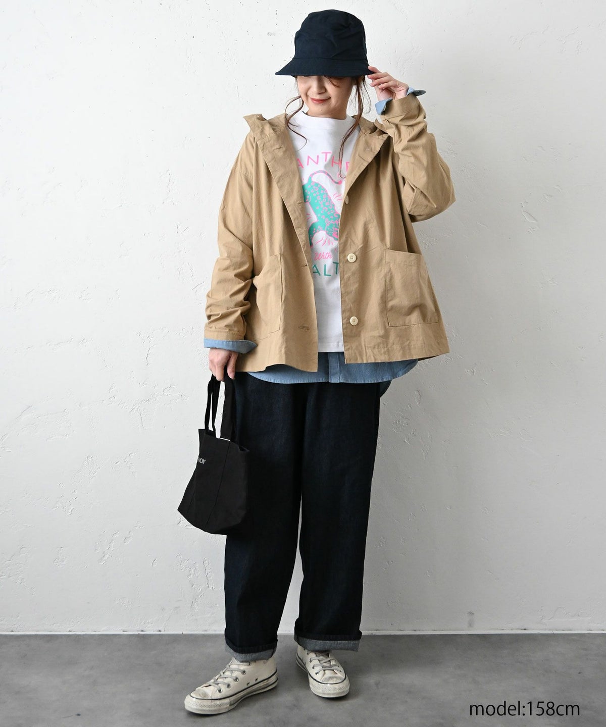 her.｜9分袖プリントTシャツ [[MTAH59-002]][C]