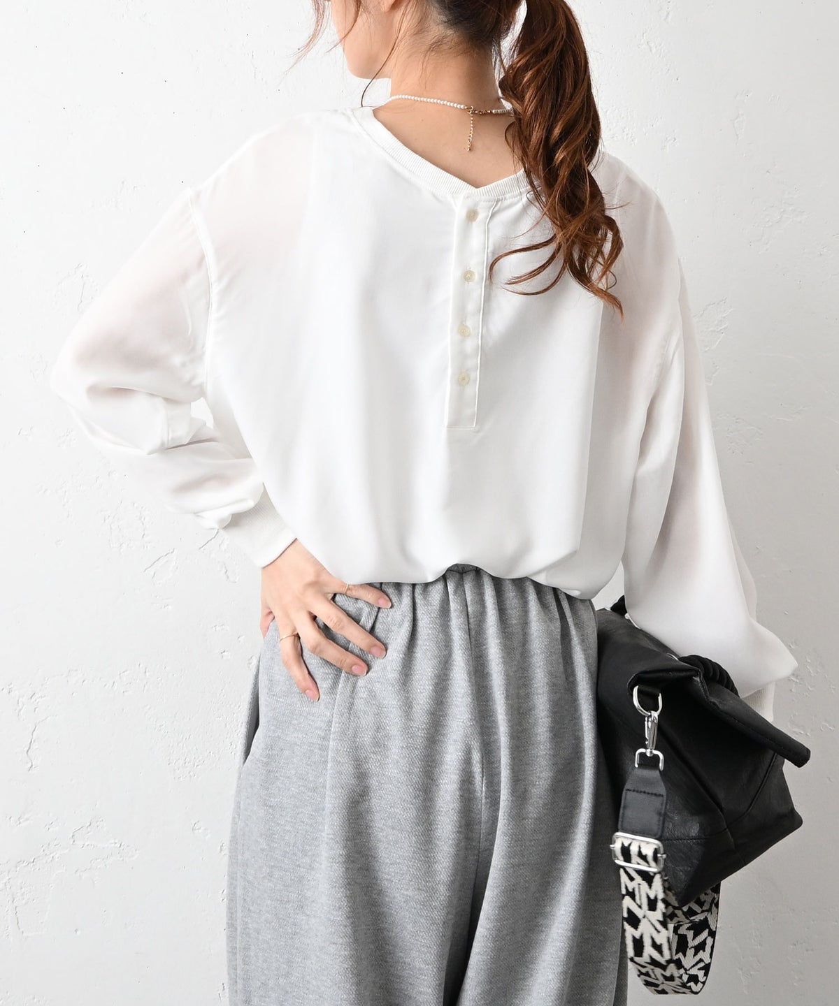 HUMS｜リブ切り替えプルオーバー [[141020-26]][C]