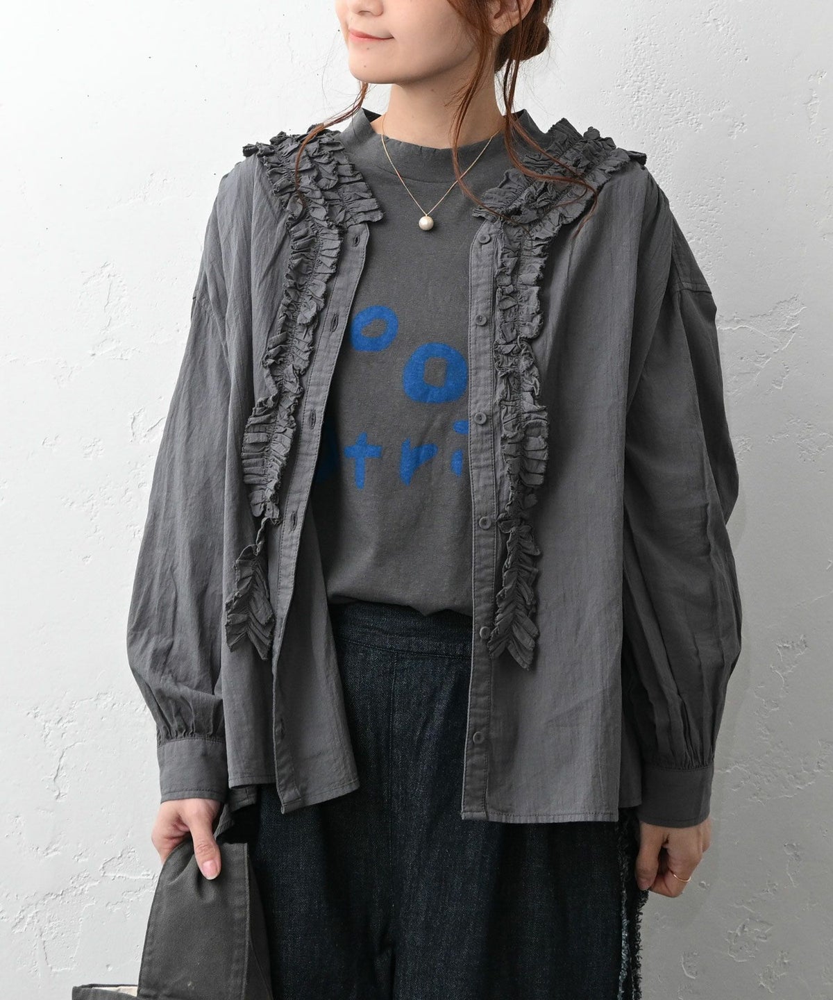  tumugu｜フリルブラウス [[TB26101]][C]