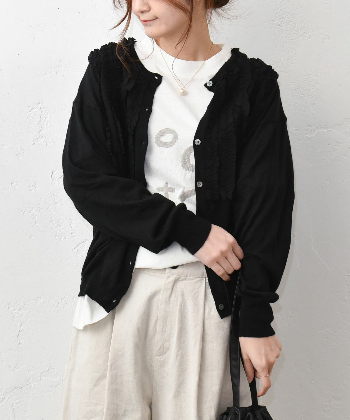 hagumu｜フリルカーディガン [[ha-CD-32]][C]