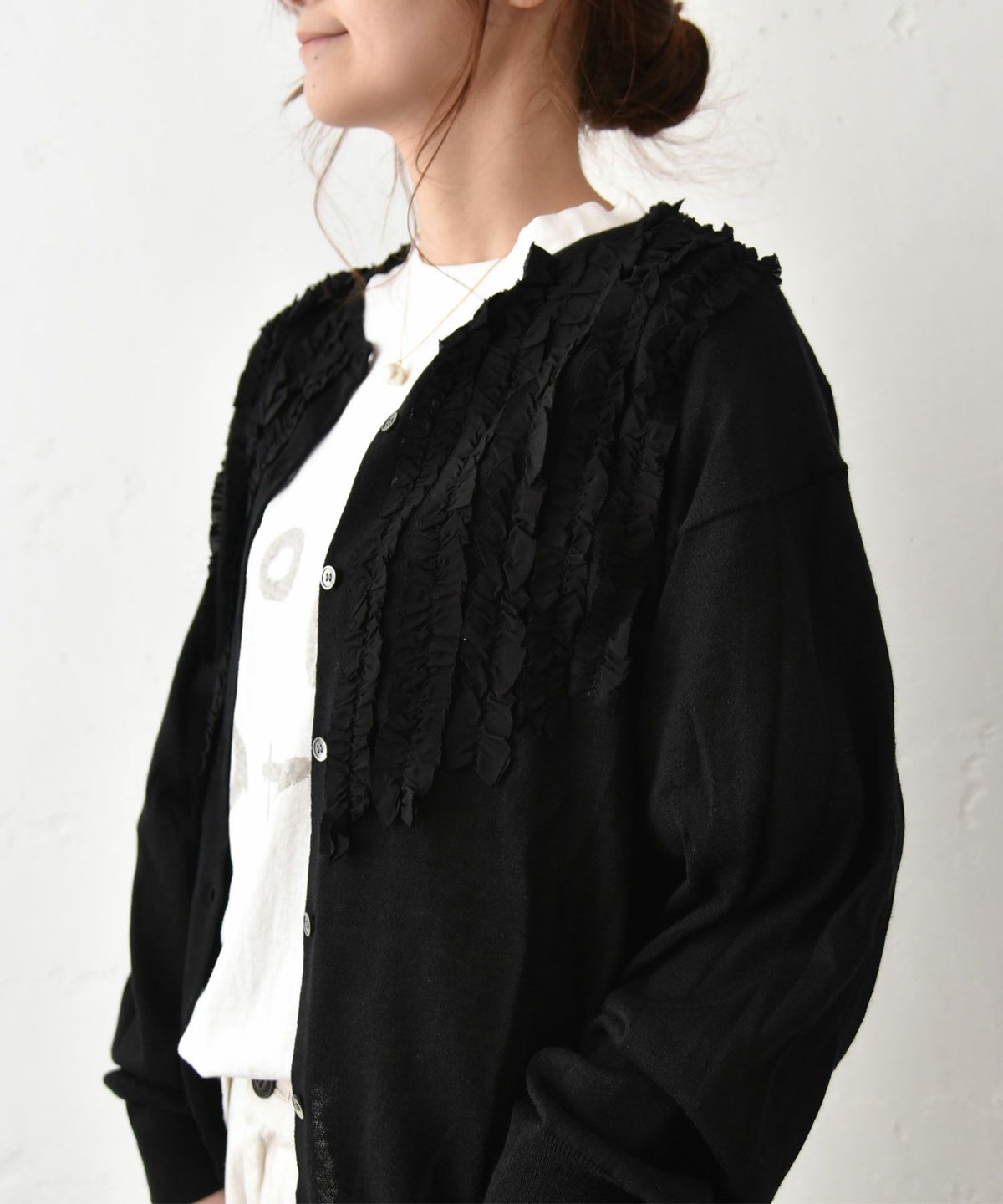 hagumu｜フリルカーディガン [[ha-CD-32]][C]