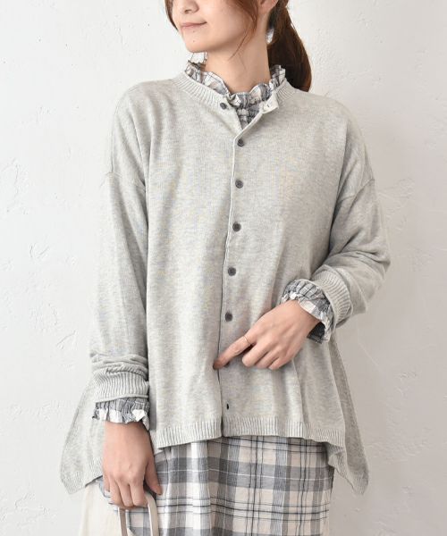 SUN VALLEY｜コットンリネン2wayプルオーバー [[SK2015260]][C]