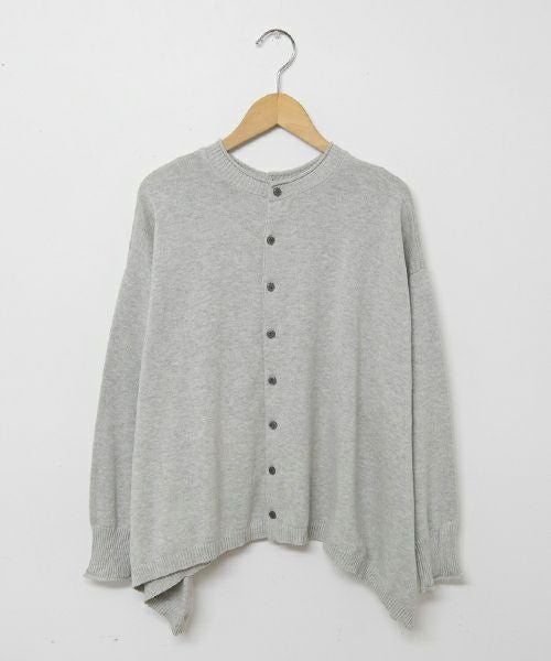 hagumu｜2wayテントラインヘンリーネックニット [[ha-PO-48]][C]