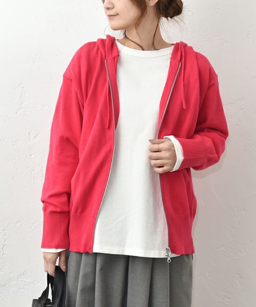 Our.｜お袖ゆったりWジップパーカー [[Ou-PO-11]][C]