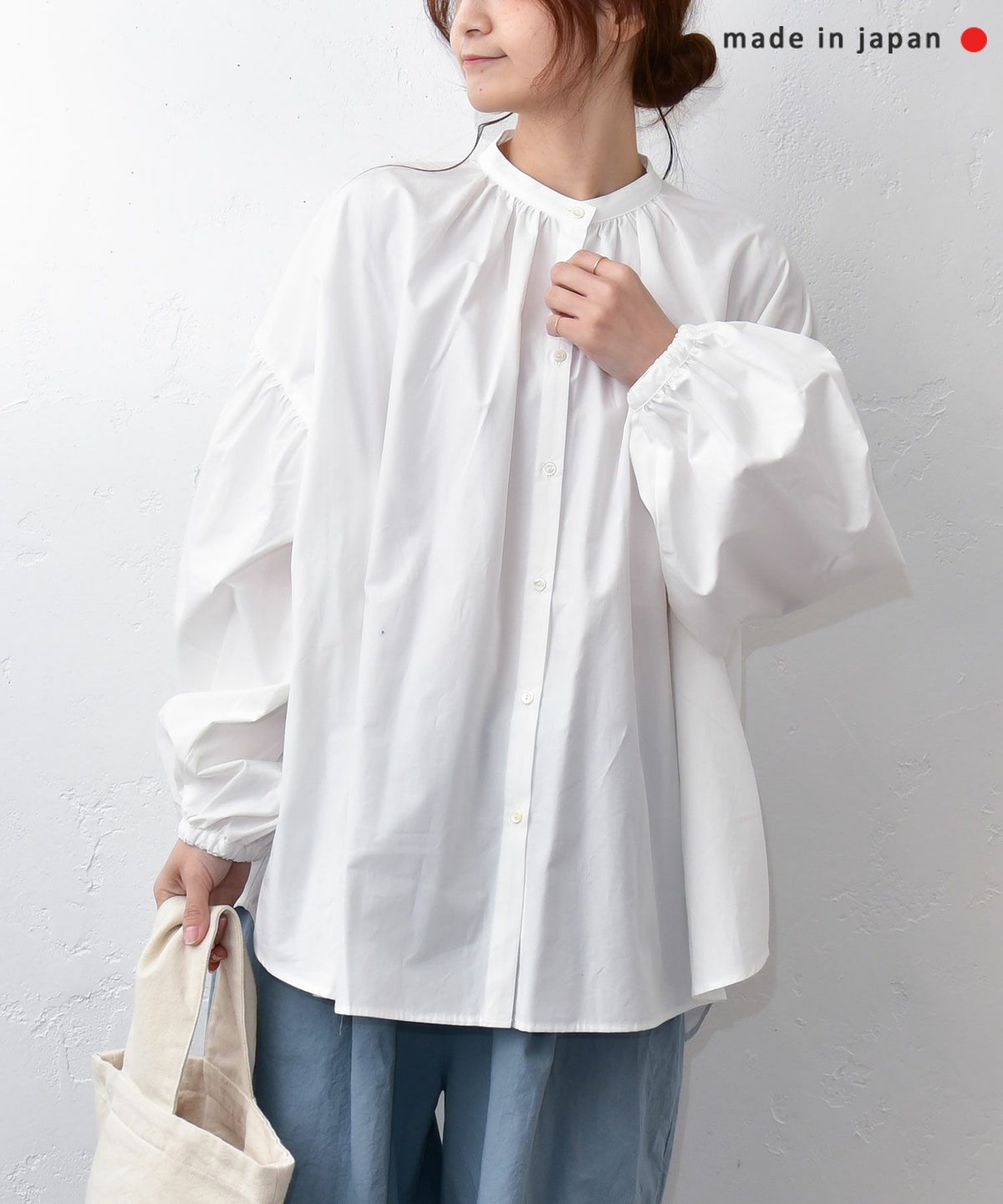 No18｜パフスリーブシャツ [[105201]][C]