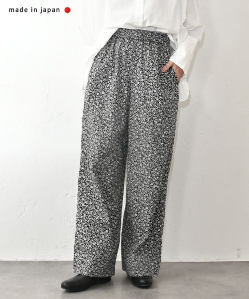 No18｜花柄イージーパンツ [[605201]][C]