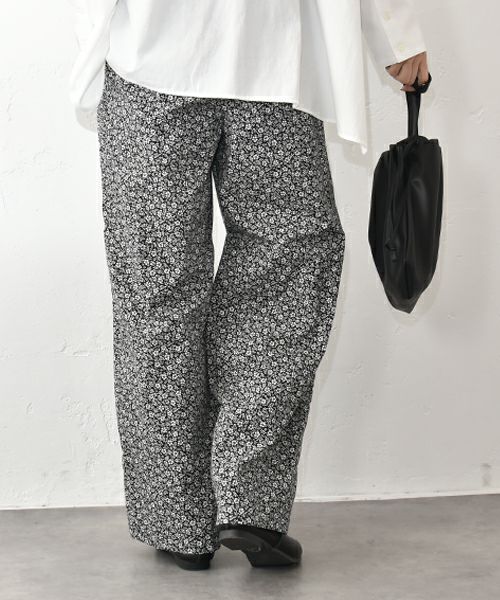 No18｜花柄イージーパンツ [[605201]][C]