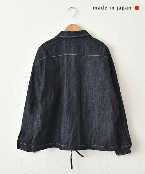 No18｜裾ドロストデニムシャツ [[805201]][C]