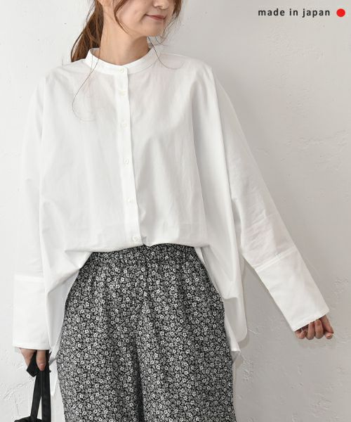 No18｜バンドカラードルマンシャツ [[525201]][C]