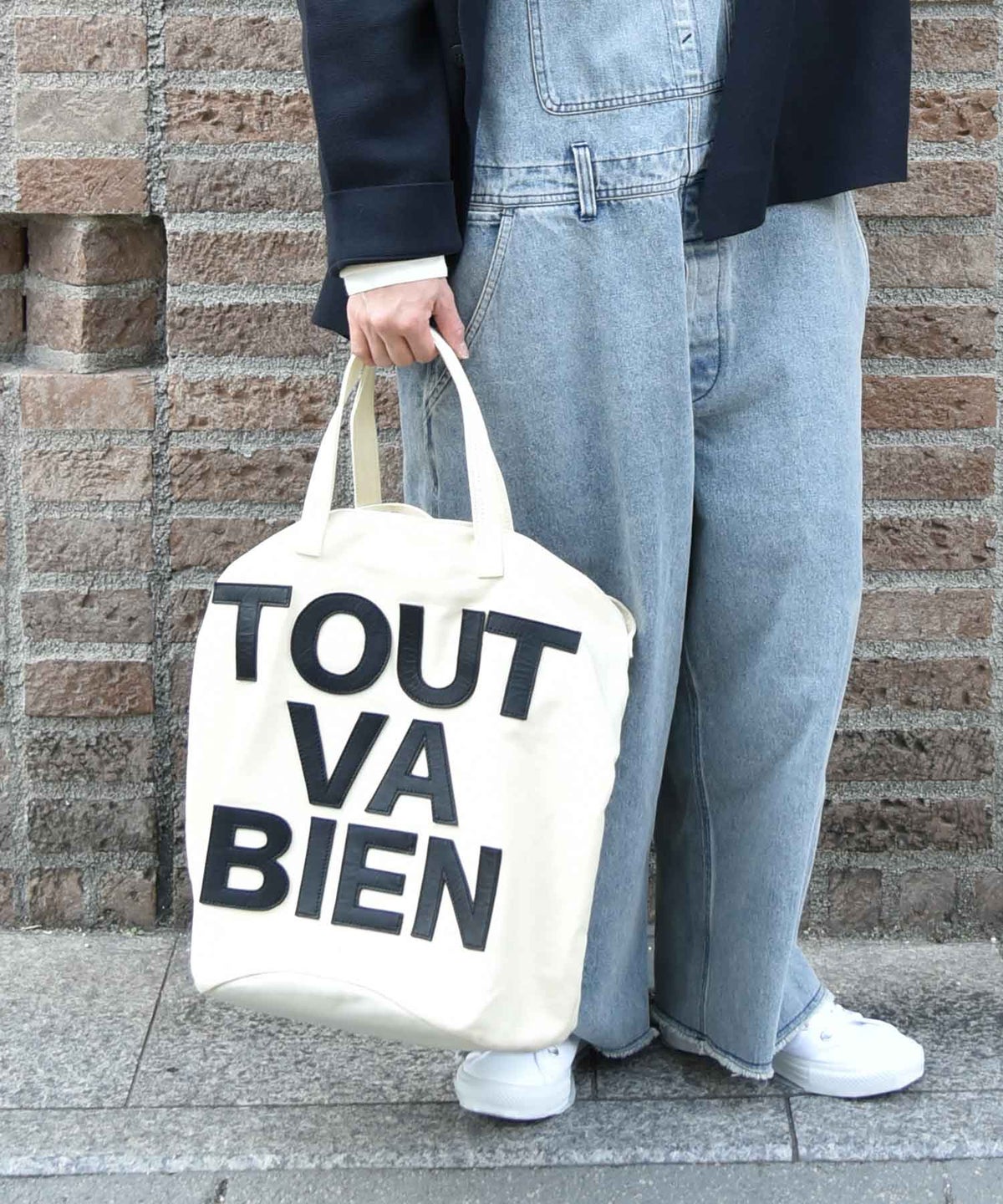 Ampersand｜キャンバスバケットロゴ入りバック [[ER26-S81]][C]