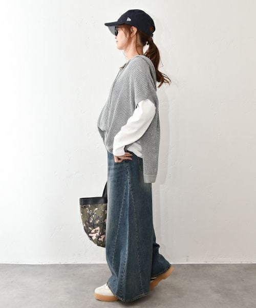 HUMS｜メッシュフーディベスト [[HU-PO-18]][C]