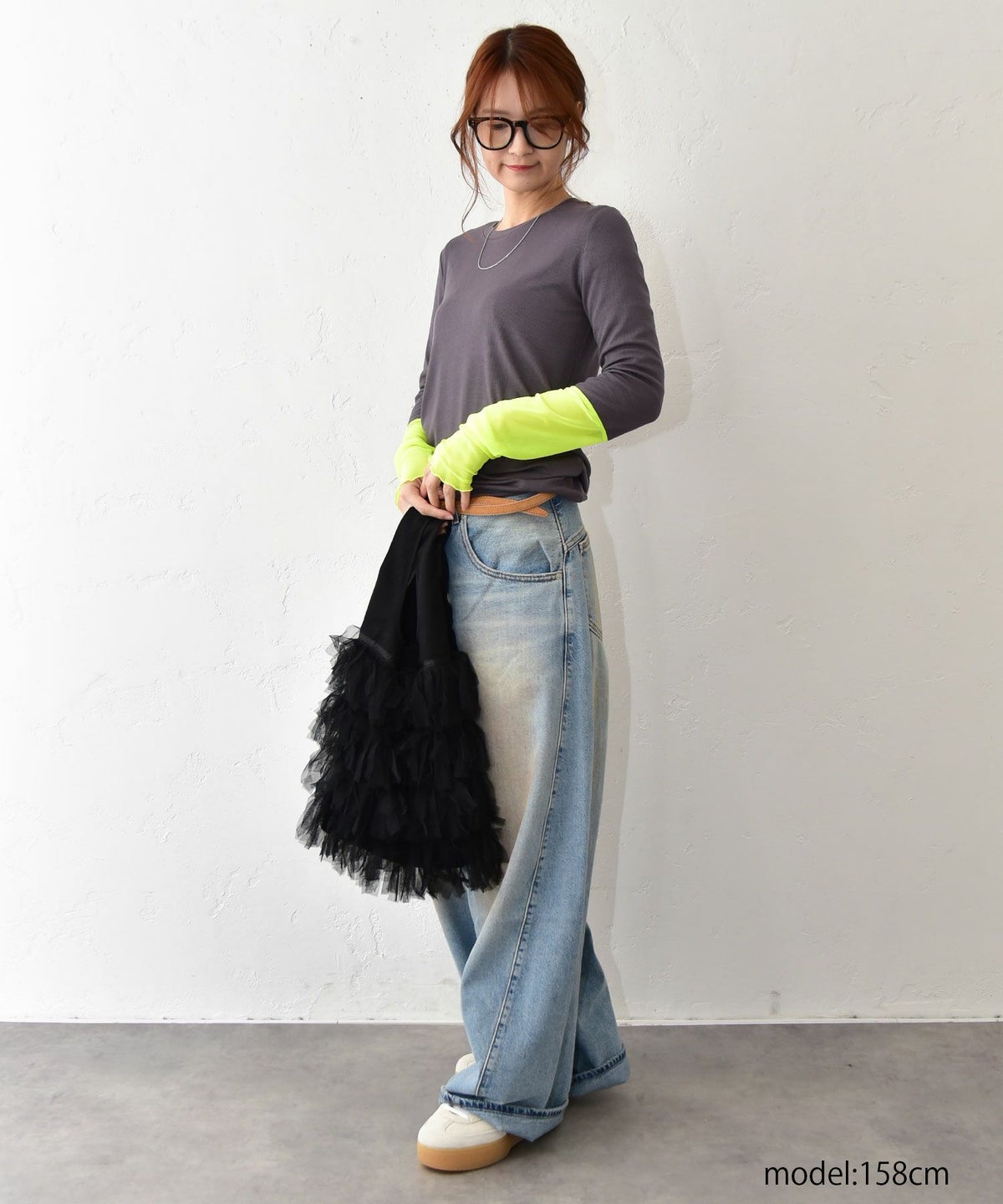 HUMS｜袖シアー切替インナー [[C-5099]][C]