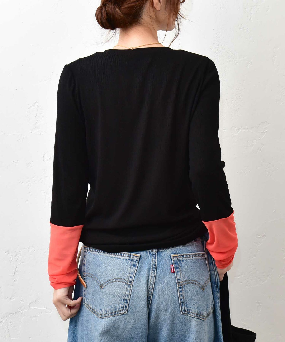 HUMS｜袖シアー切替インナー [[C-5099]][C]