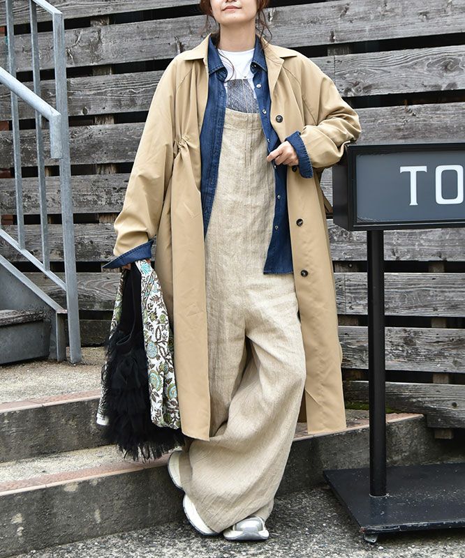 HUMS｜リネンサロペット [[C-5095]][C] | ma28 ONLINE STORE