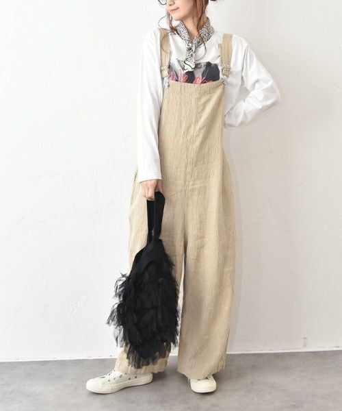 HUMS｜リネンサロペット [[C-5095]][C]