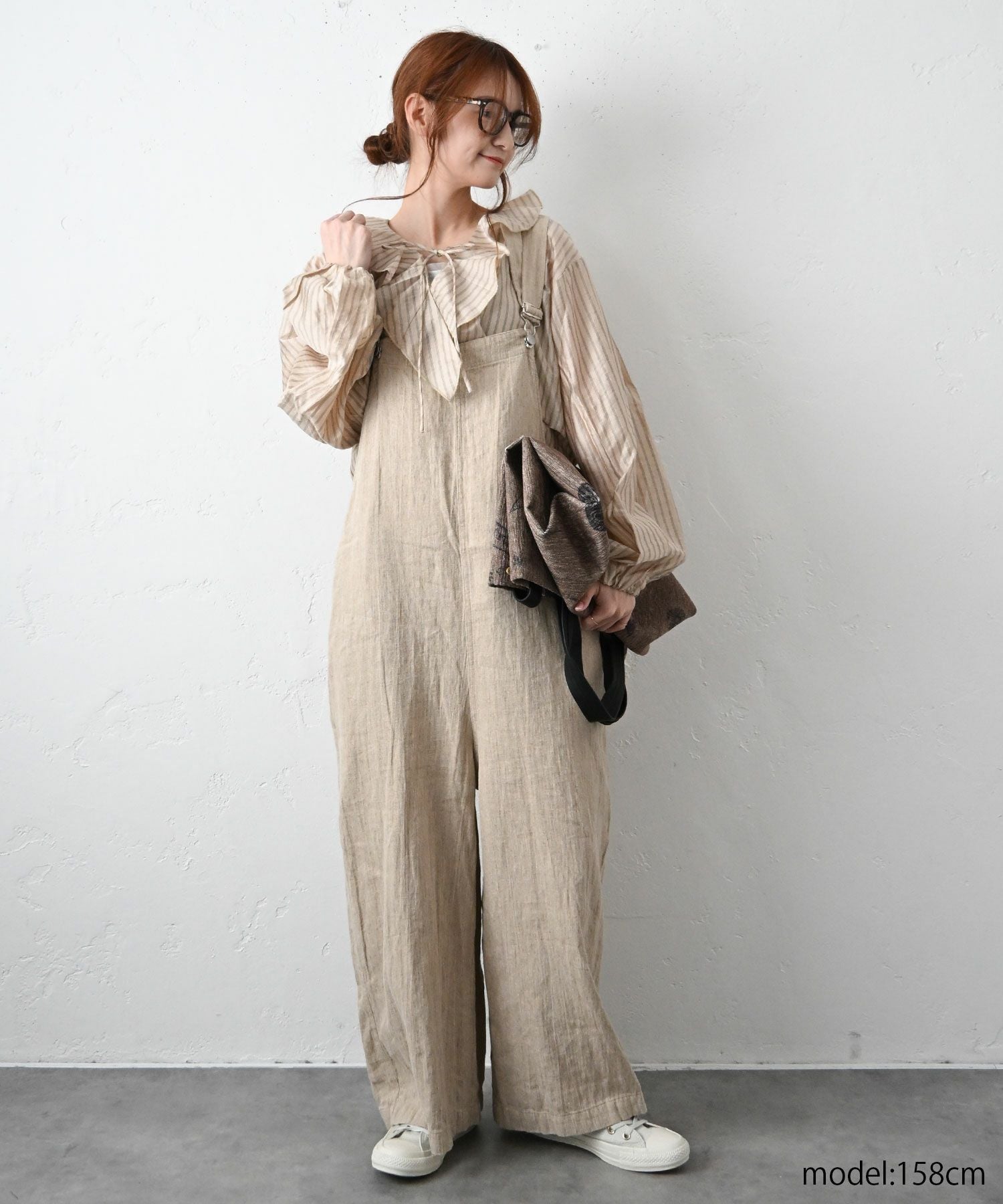 HUMS｜リネンサロペット [[C-5095]][C] | ma28 ONLINE STORE