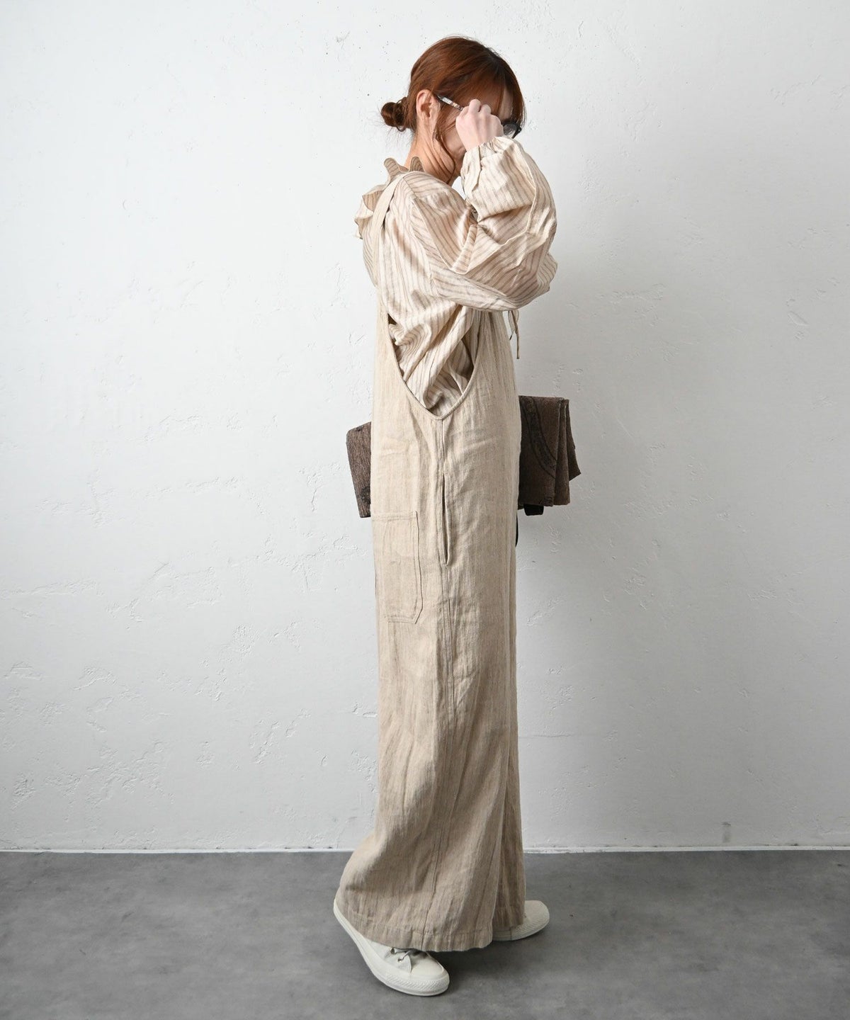 HUMS｜リネンサロペット [[C-5095]][C]