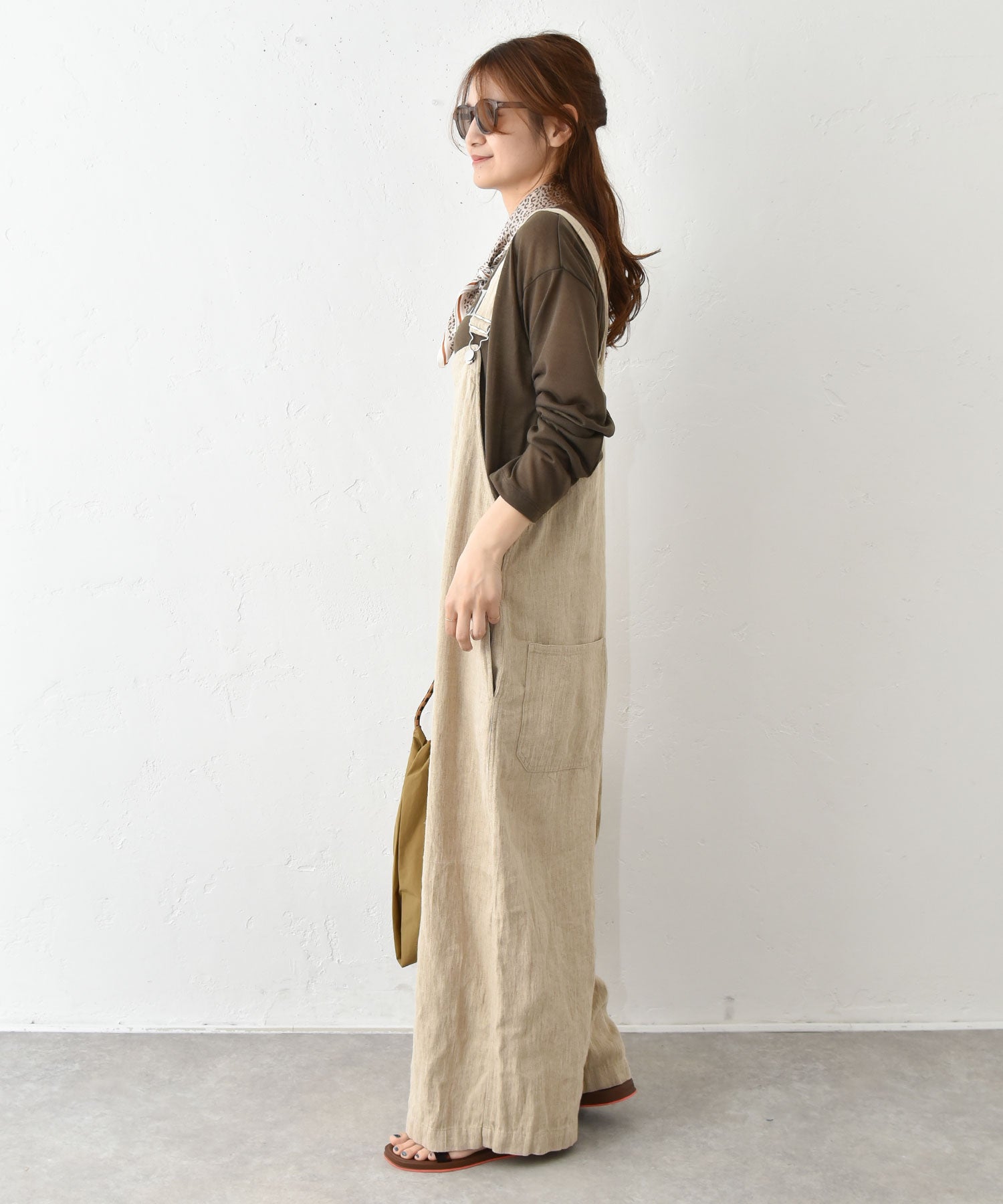 HUMS｜リネンサロペット [[C-5095]][C] | ma28 ONLINE STORE