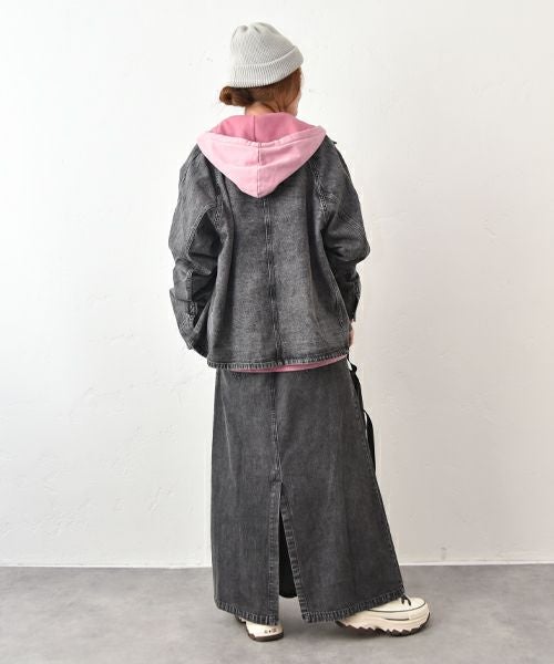 IN THE MARKET｜ベルト付きボックススカート [[IN-109]][C]