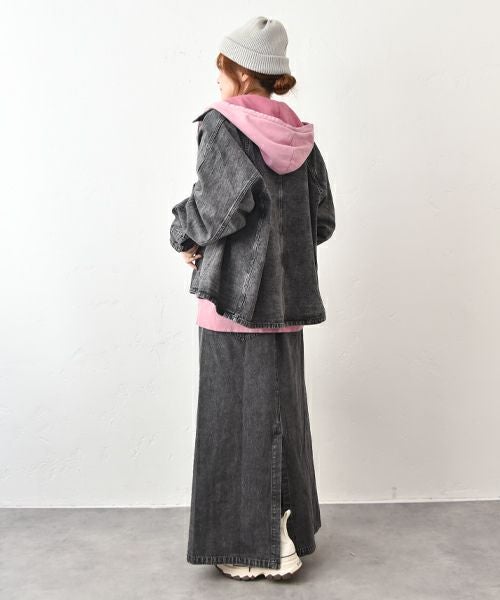 IN THE MARKET｜ベルト付きボックススカート [[IN-109]][C]