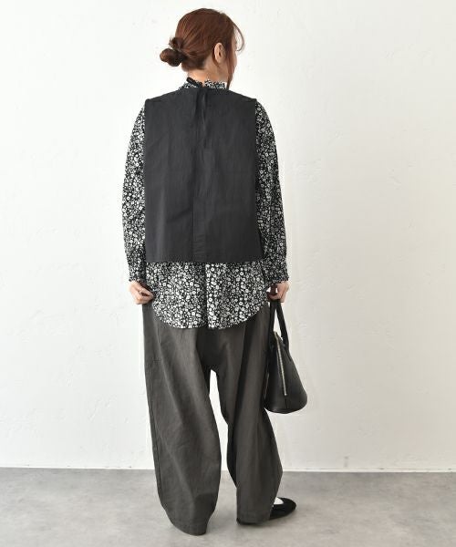 SUN VALLEY｜コットンナイロンツイルベスト [[SE2007260]][C]