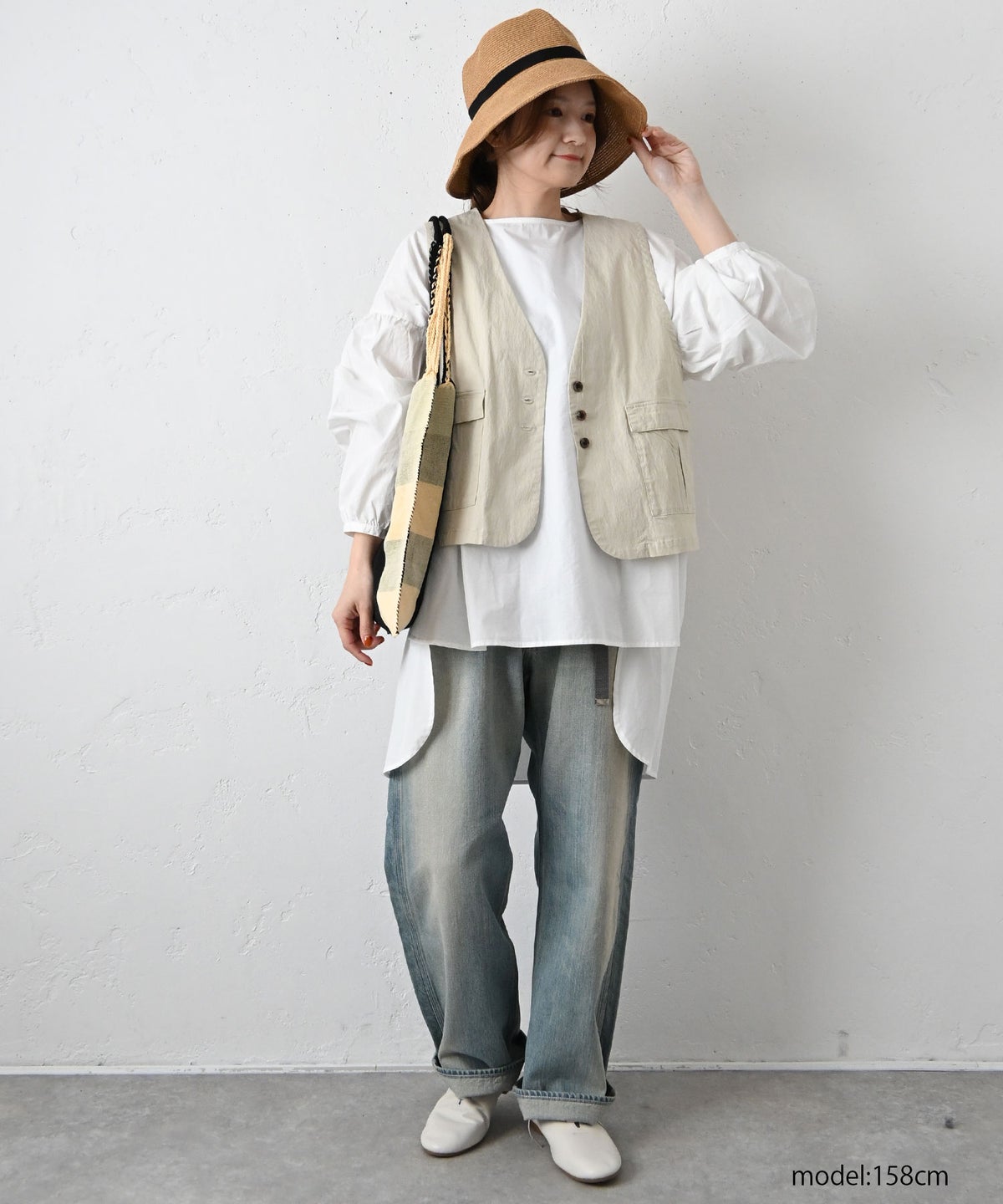SUN VALLEY｜コットンナイロンツイルベスト [[SE2007260]][C]
