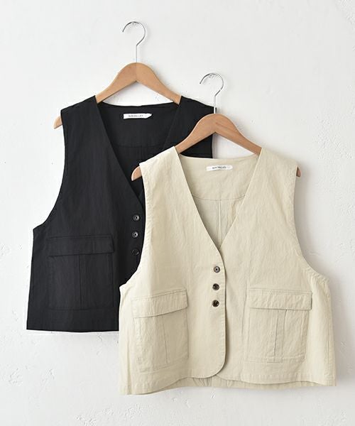  SUN VALLEY｜コットンナイロンツイルベスト [[SE2007260]][C]