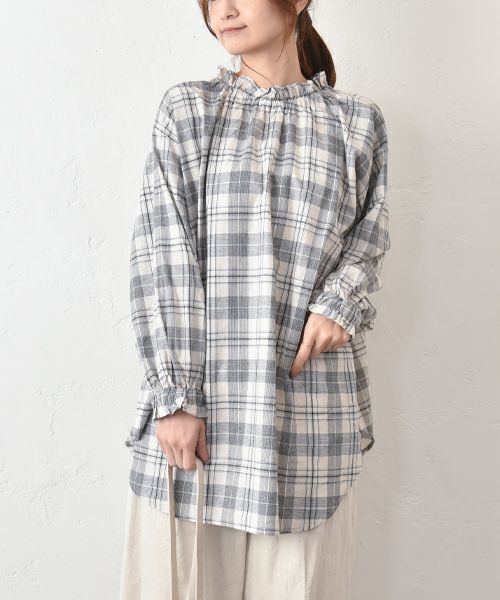 SUN VALLEY｜コットンリネン2wayプルオーバー [[SK2015260]][C]