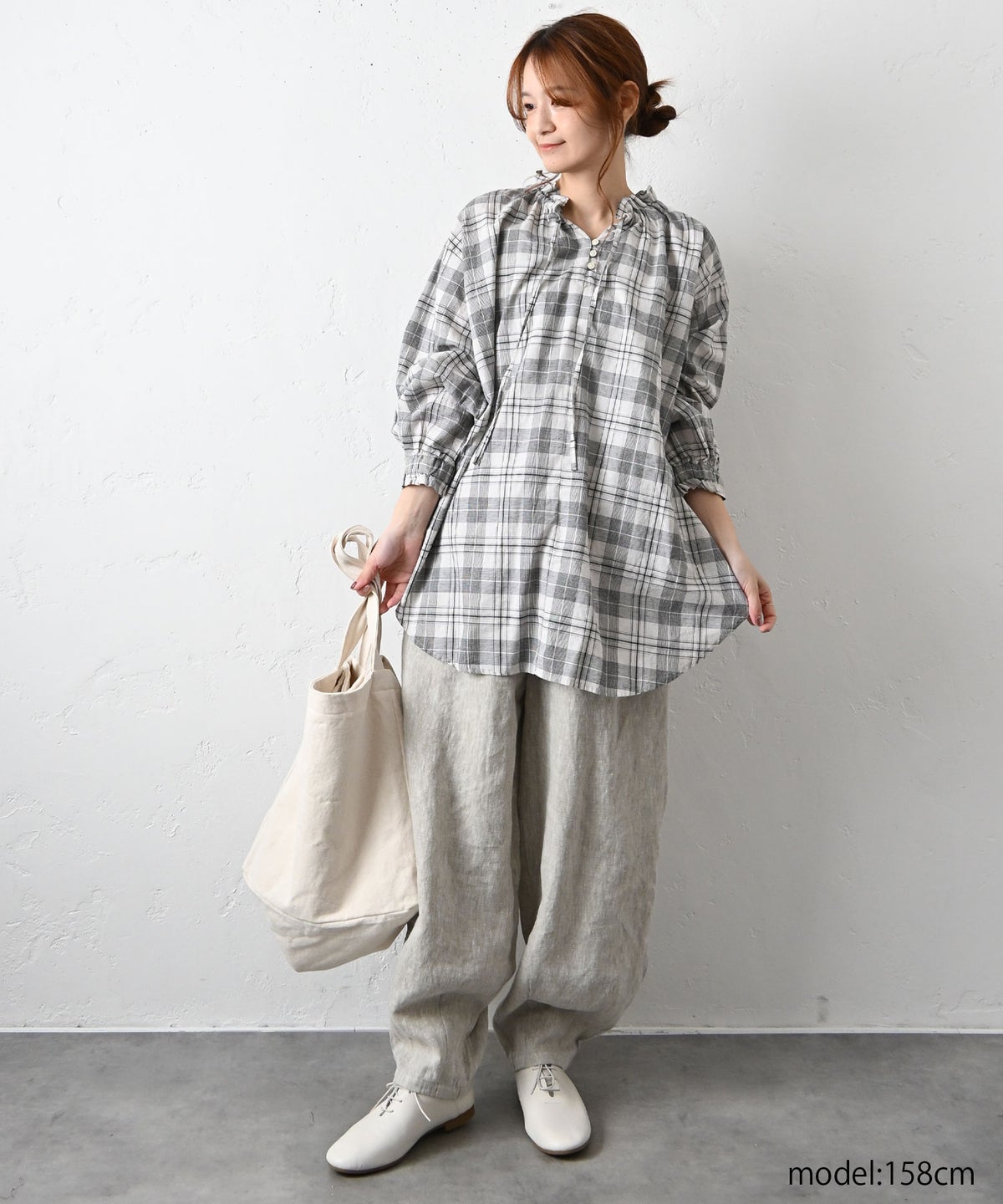 SUN VALLEY｜コットンリネン2wayプルオーバー [[SK2015260]][C]