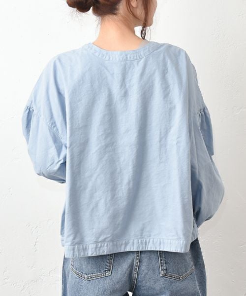 SUN VALLEY｜日本製品染め オックス2wayプルオーバー[[SK2030265]][C]