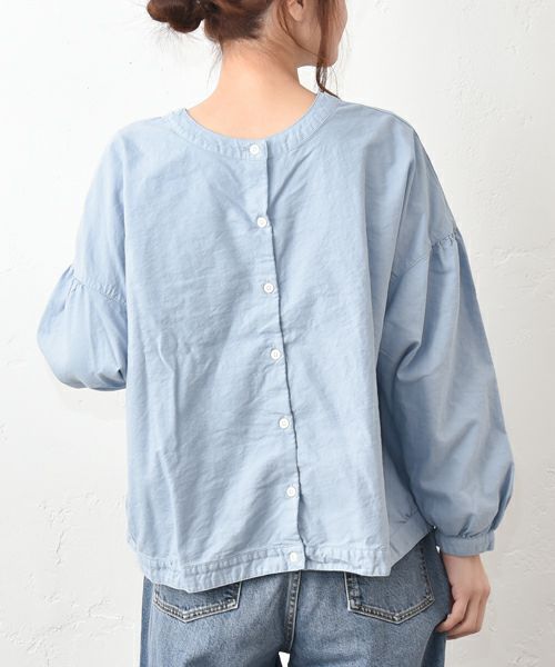 SUN VALLEY｜日本製品染め オックス2wayプルオーバー[[SK2030265]][C]