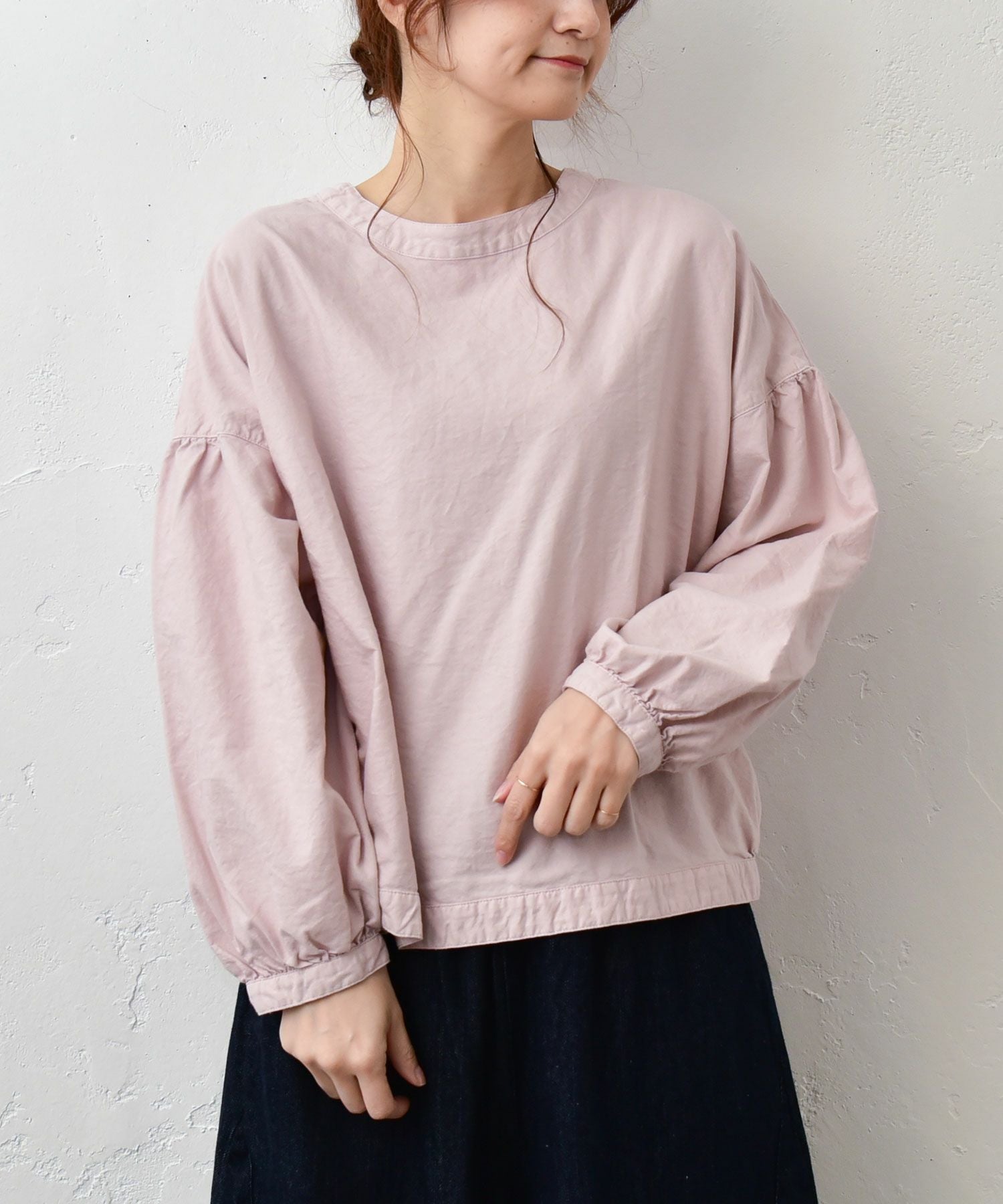 SUN VALLEY｜日本製品染め オックス2wayプルオーバー[[SK2030265]][C