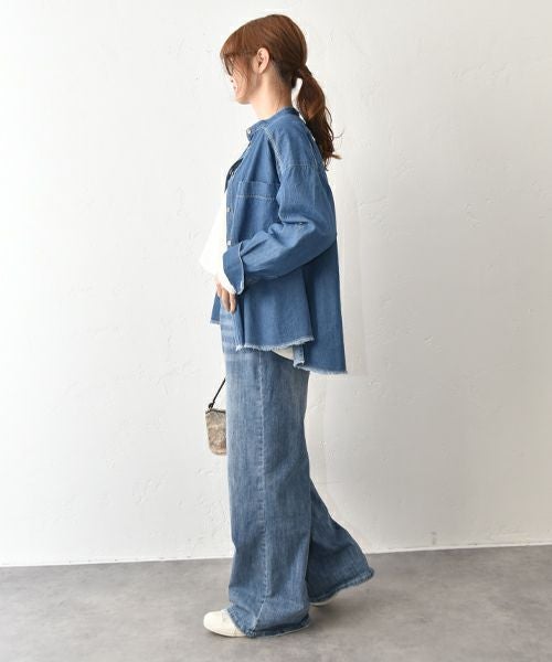 HUMS｜デニムシャツ [[WLA2634]][C]