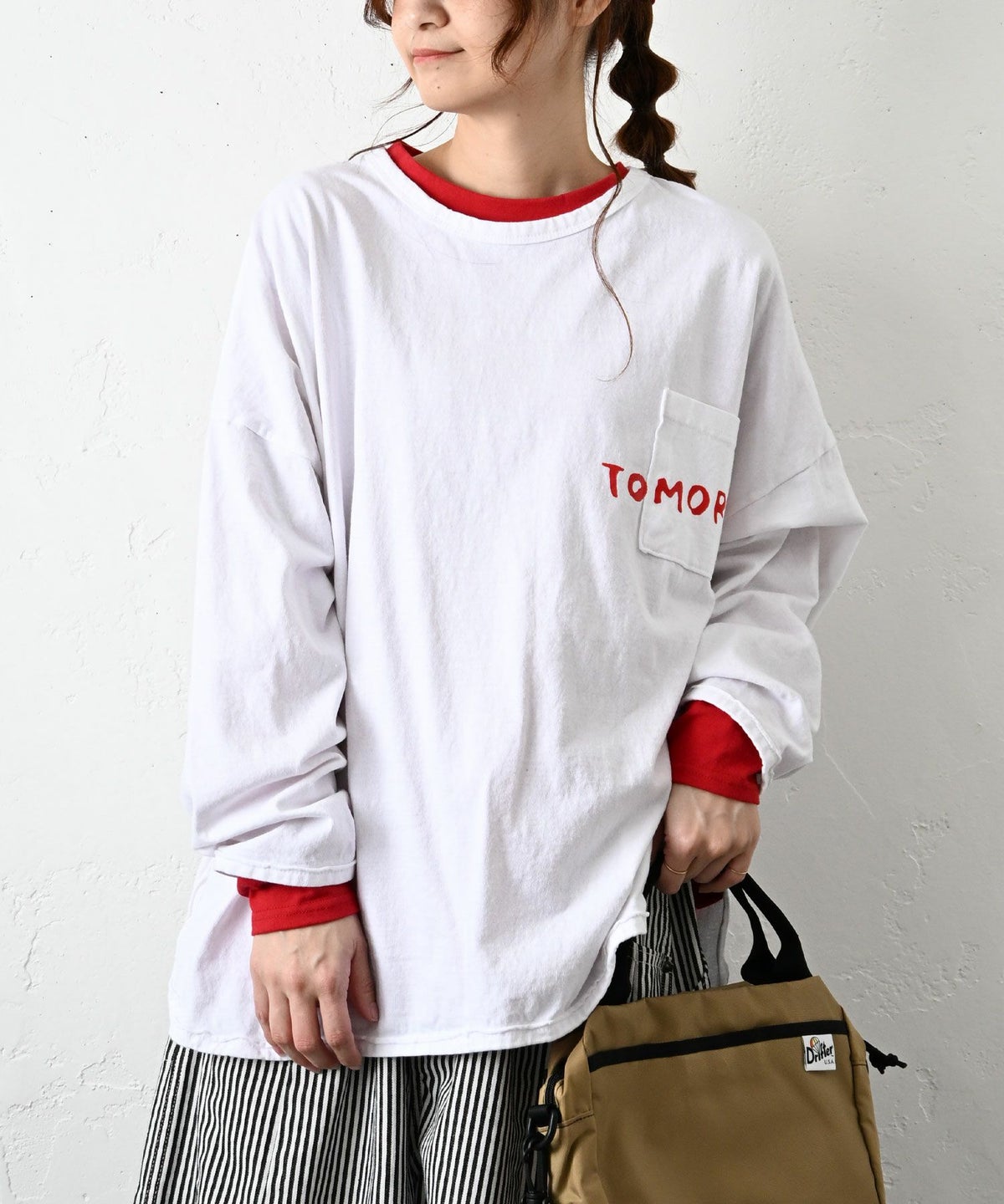  IN THE MARKET｜ポケットロゴカットソー [[C-2551]][C]