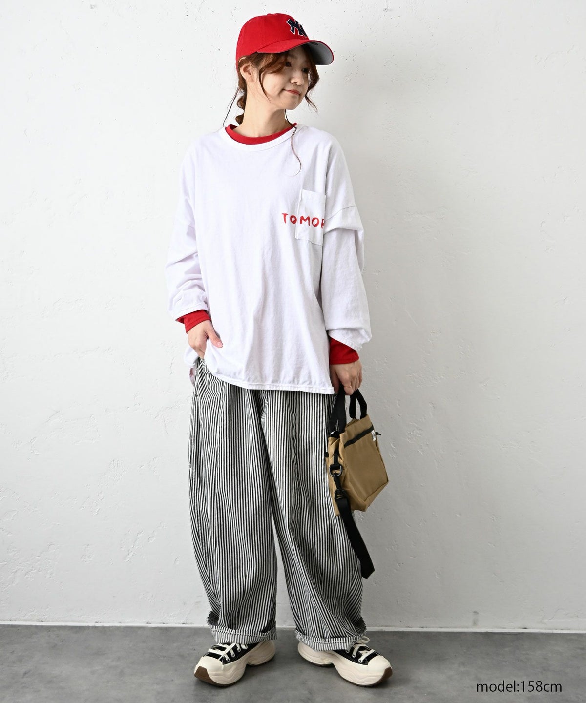  IN THE MARKET｜ポケットロゴカットソー [[C-2551]][C]