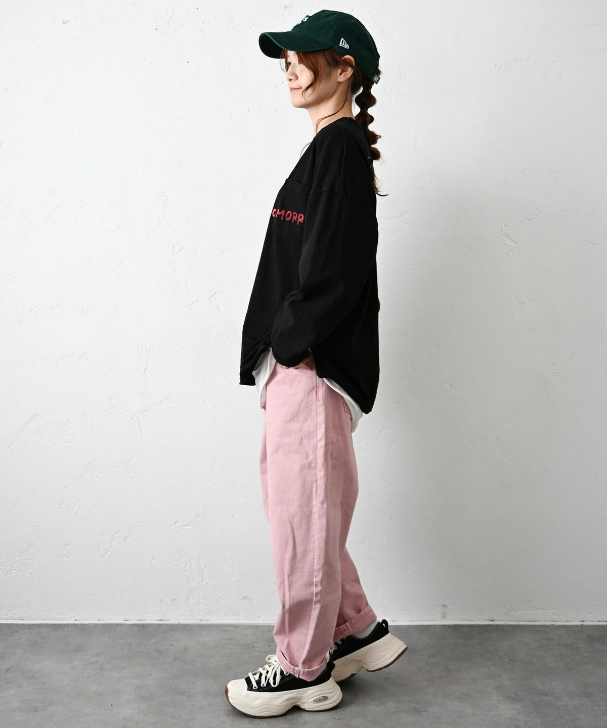  IN THE MARKET｜ポケットロゴカットソー [[C-2551]][C]