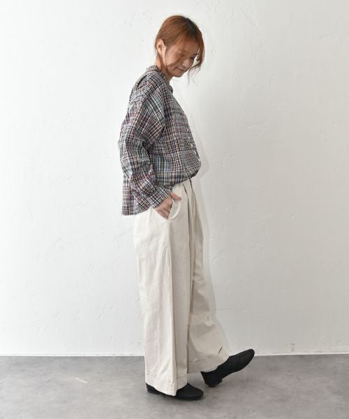 No18｜多ボタンチェックシャツ [[H26005]][C]