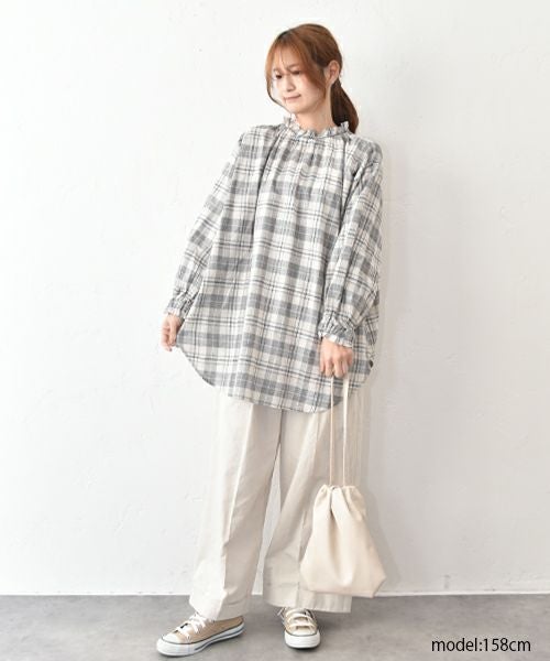 No18｜コットンリネンセンタープレスパンツ [[H26004]][C]