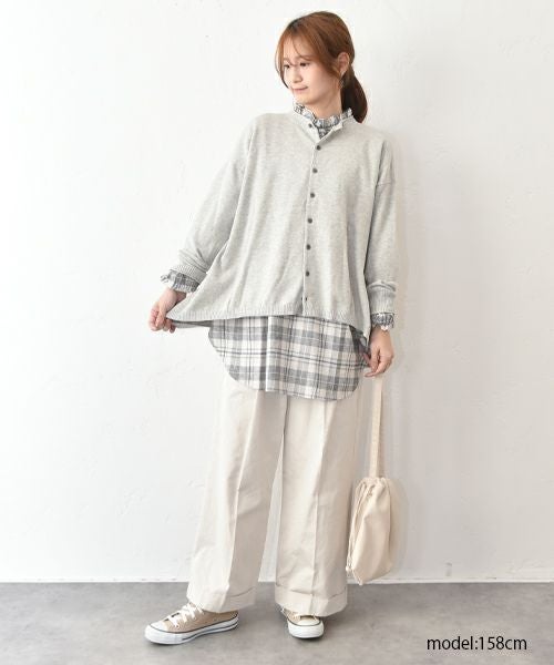 No18｜コットンリネンセンタープレスパンツ [[H26004]][C]