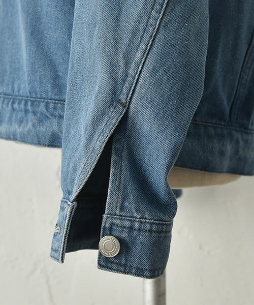 Our.｜ノーカラーデニムジャケット [[131342H]][C] | ma28 ONLINE STORE