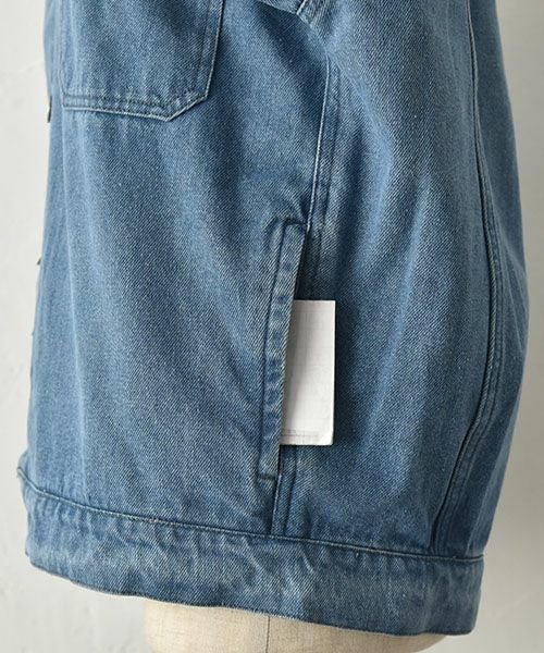 Our.｜ノーカラーデニムジャケット [[131342H]][C] | ma28 ONLINE STORE