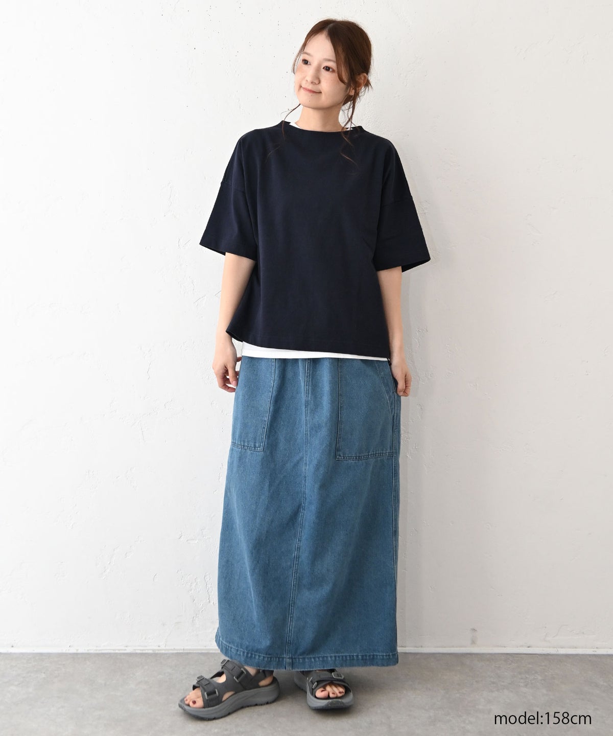 Our.｜デニムボックススカート [[131341H]][C]