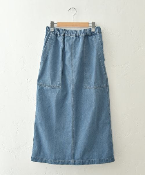  Our.｜デニムボックススカート [[131341H]][C]