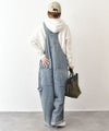 Our.｜すそ切りっぱなし　デニムサロペット [[Our-022]][C]