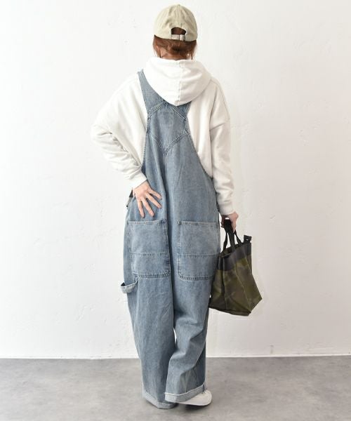 Our.｜すそ切りっぱなし　デニムサロペット [[Our-022]][C]