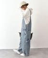 Our.｜すそ切りっぱなし　デニムサロペット [[Our-022]][C]